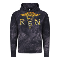 Cloud Black rn registered nurse leopard lovely nursing student t shirt Vintage Hoodie - linhVisuals