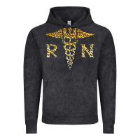 Vintage Black rn registered nurse leopard lovely nursing student t shirt Vintage Hoodie - linhVisuals
