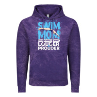 Cloud Purple womens swimmer swim mom louder prouder sports mother t shirt t shirt Vintage Hoodie - linhVisuals