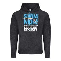 Vintage Black womens swimmer swim mom louder prouder sports mother t shirt t shirt Vintage Hoodie - linhVisuals