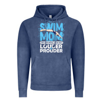 Vintage Denim womens swimmer swim mom louder prouder sports mother t shirt t shirt Vintage Hoodie - linhVisuals