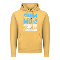 Vintage Mustard womens swimmer swim mom louder prouder sports mother t shirt t shirt Vintage Hoodie - linhVisuals
