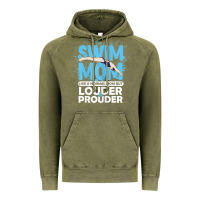 Vintage Olive womens swimmer swim mom louder prouder sports mother t shirt t shirt Vintage Hoodie - linhVisuals