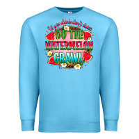 Ocean Blue if you drink don't drive do the watermelon crawl Premium Sweatshirt - RanaPortraitStore