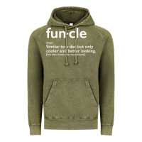 Vintage Olive funcle Vintage Hoodie - linhVisuals