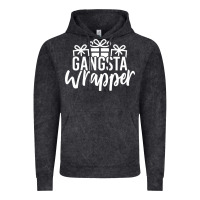 Vintage Black gangsta wrapper Vintage Hoodie - linhVisuals