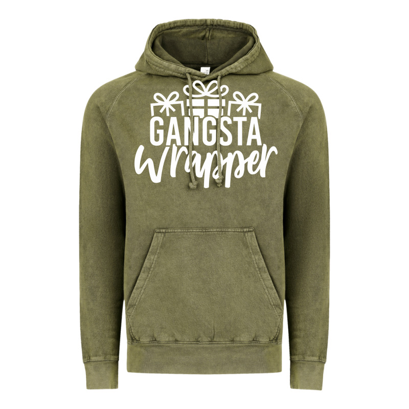 Gangsta Wrapper Vintage Hoodie by linhVisuals | Teevron