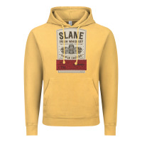 Vintage Mustard slane irish whiskey Vintage Hoodie - linhVisuals