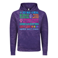 Cloud Purple science is real , black lives matter , love is love , equality , kindn Vintage Hoodie - linhVisuals