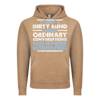 Vintage Coffee having a dirty mind makes ordinary conversations much more interesting Vintage Hoodie - linhVisuals