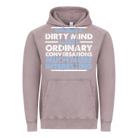 Vintage Zinc having a dirty mind makes ordinary conversations much more interesting Vintage Hoodie - linhVisuals