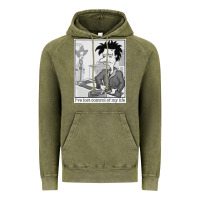 Vintage Olive i've lost control of my life   rugrats Vintage Hoodie - linhVisuals