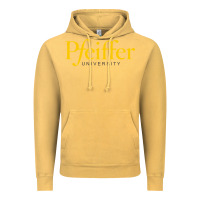 Vintage Mustard pfeiffer university Vintage Hoodie - linhVisuals