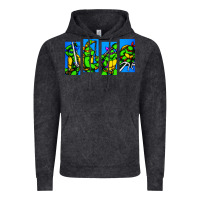 Vintage Black arcade turtles Vintage Hoodie - linhVisuals