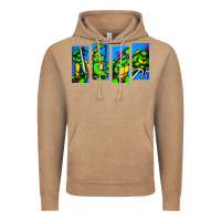 Vintage Coffee arcade turtles Vintage Hoodie - linhVisuals