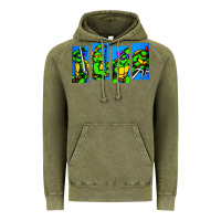 Vintage Olive arcade turtles Vintage Hoodie - linhVisuals