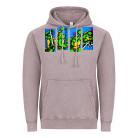 Vintage Zinc arcade turtles Vintage Hoodie - linhVisuals
