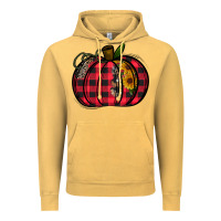 Vintage Mustard Buffalo Pumpkin Vintage Hoodie - CowhideDigitalArt