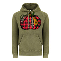Vintage Olive Buffalo Pumpkin Vintage Hoodie - CowhideDigitalArt