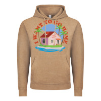 Vintage Coffee i want to go home Vintage Hoodie - linhVisuals