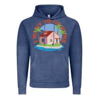 Vintage Denim i want to go home Vintage Hoodie - linhVisuals