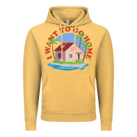 Vintage Mustard i want to go home Vintage Hoodie - linhVisuals