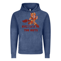 Vintage Denim kick life in the nuts   squirrel girl Vintage Hoodie - linhVisuals