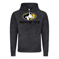 Vintage Black michigan tech huskies Vintage Hoodie - linhVisuals