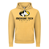 Vintage Mustard michigan tech huskies Vintage Hoodie - linhVisuals