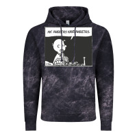 Cloud Black my anxieties have anxieties   peanuts Vintage Hoodie - linhVisuals