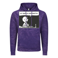 Cloud Purple my anxieties have anxieties   peanuts Vintage Hoodie - linhVisuals