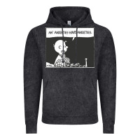 Vintage Black my anxieties have anxieties   peanuts Vintage Hoodie - linhVisuals