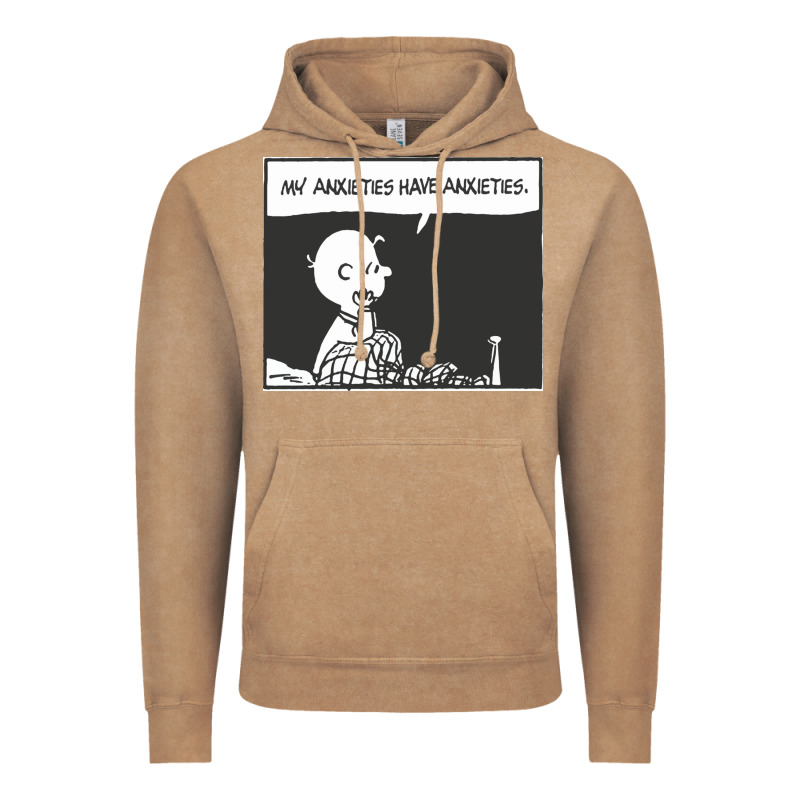 My Anxieties Have Anxieties   Peanuts Vintage Hoodie by linhVisuals | Teevron