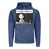 Vintage Denim my anxieties have anxieties   peanuts Vintage Hoodie - linhVisuals