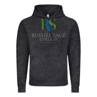 Vintage Black russell sage college Vintage Hoodie - linhVisuals