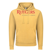 Vintage Mustard rutgers university–camden Vintage Hoodie - linhVisuals