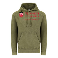 Vintage Olive saint john's university Vintage Hoodie - linhVisuals