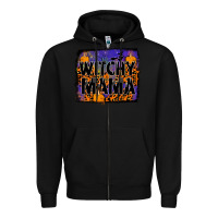 Black witchy mama Zipper Hoodie - JahusDesignShop