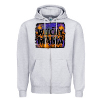 Heather Grey witchy mama Zipper Hoodie - JahusDesignShop