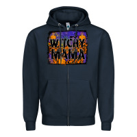 Navy witchy mama Zipper Hoodie - JahusDesignShop