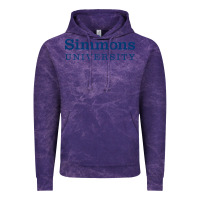 Cloud Purple simmons university Vintage Hoodie - linhVisuals
