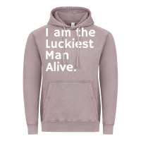 Vintage Zinc luckiest man alive Vintage Hoodie - linhVisuals