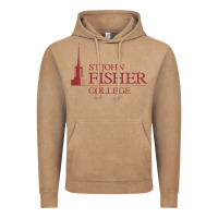 Vintage Coffee st. john fisher collage Vintage Hoodie - linhVisuals