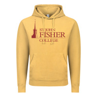 Vintage Mustard st. john fisher collage Vintage Hoodie - linhVisuals