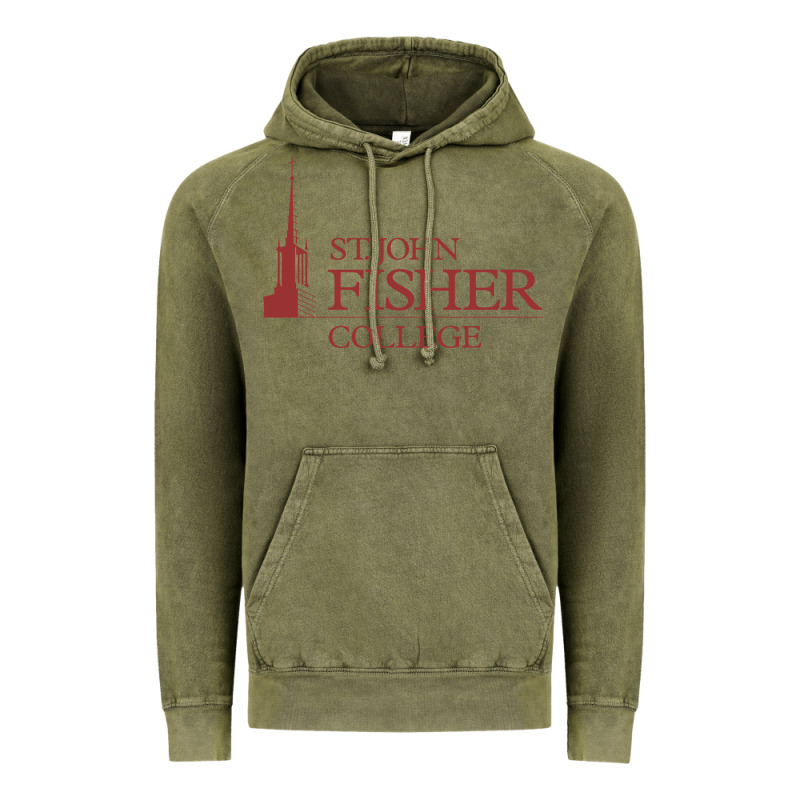 St. John Fisher Collage Vintage Hoodie by linhVisuals | Teevron
