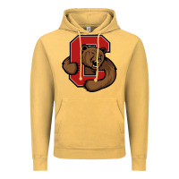 Vintage Mustard The cornell big red Vintage Hoodie - linhVisuals