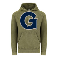 Vintage Olive The georgetown hoyas Vintage Hoodie - linhVisuals