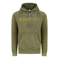 Vintage Olive suffolk university Vintage Hoodie - linhVisuals