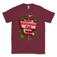 Burgundy heartbreaker club olivia Classic Tee - OliviaCreatesArt