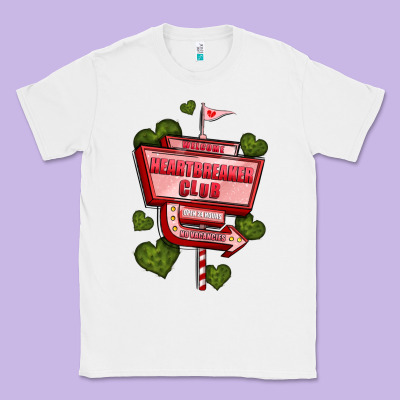 Heartbreaker Club Olivia Classic Tee Designed By Oliviacreatesart